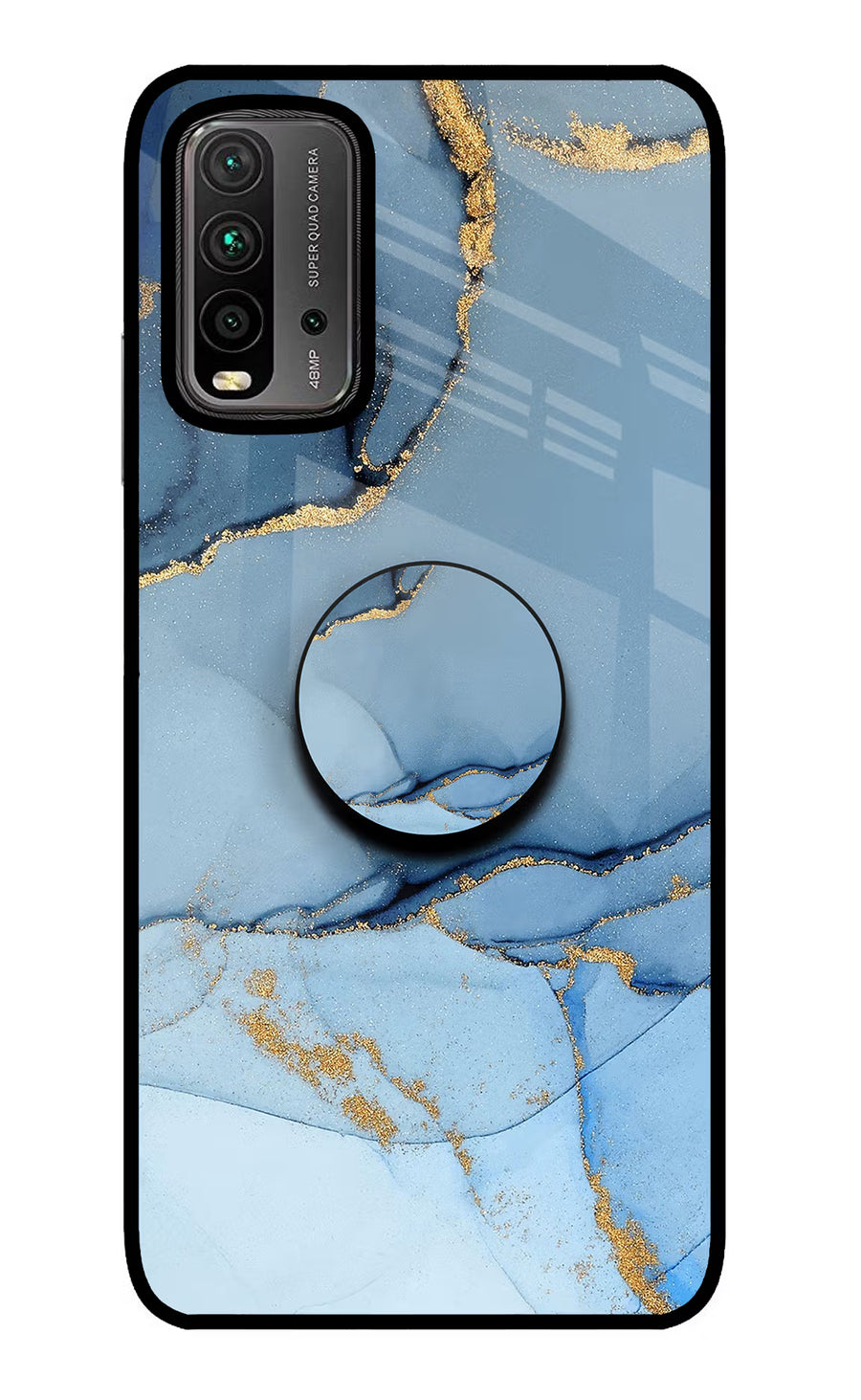 Blue Marble Redmi 9 Power Pop Case, Glass case