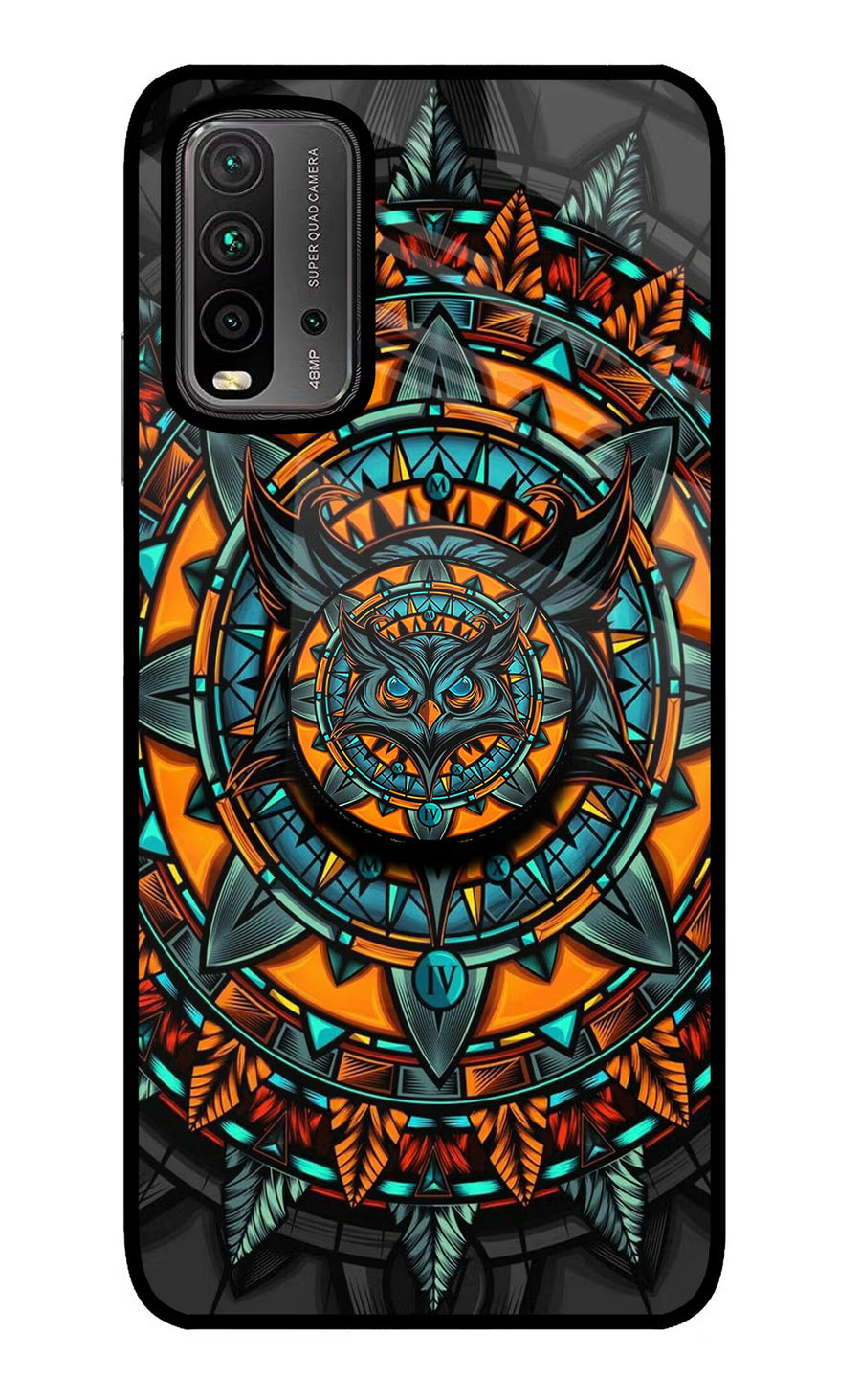 Angry Owl Redmi 9 Power Pop Case, Glass case