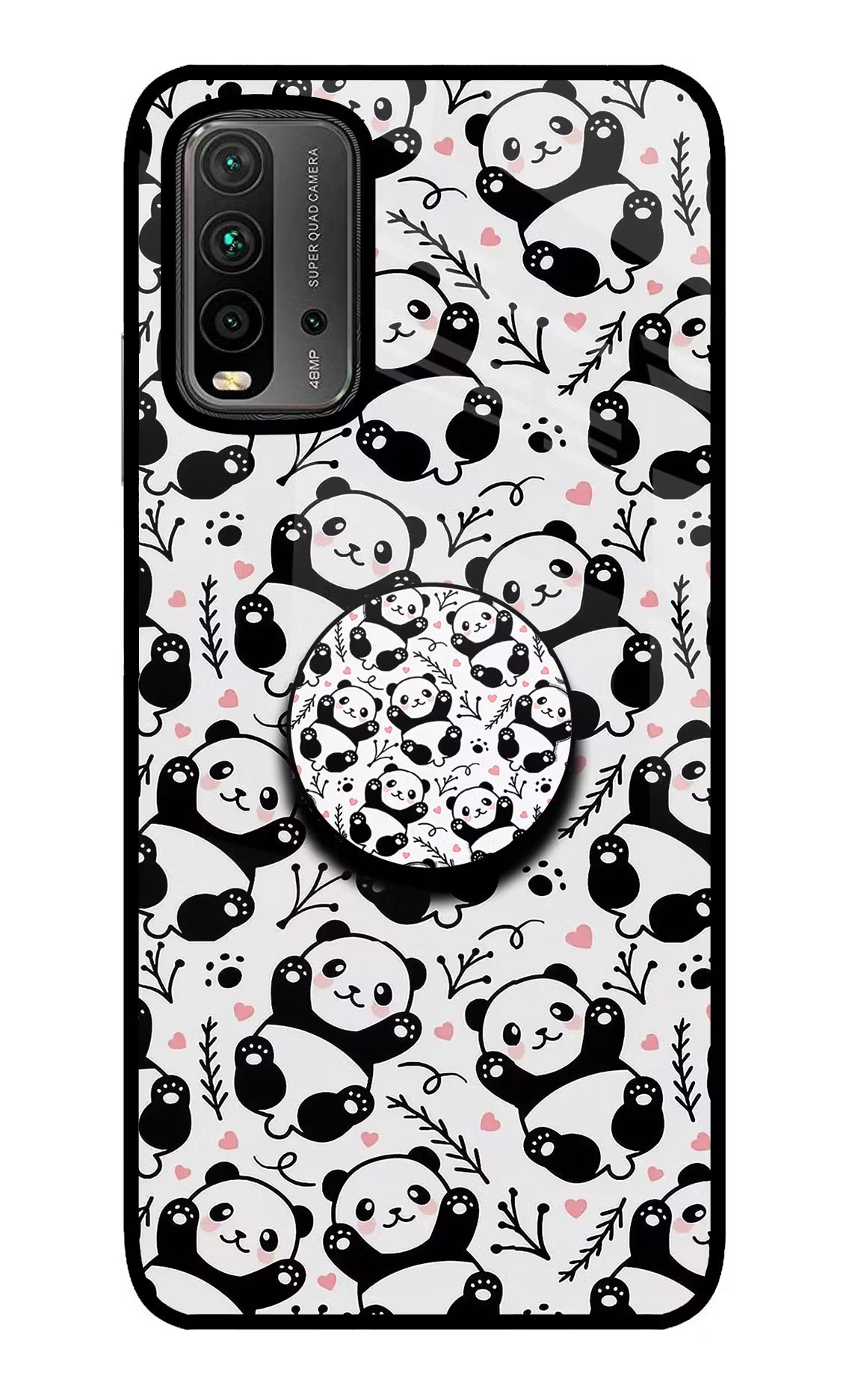 Cute Panda Redmi 9 Power Pop Case by Casekaro