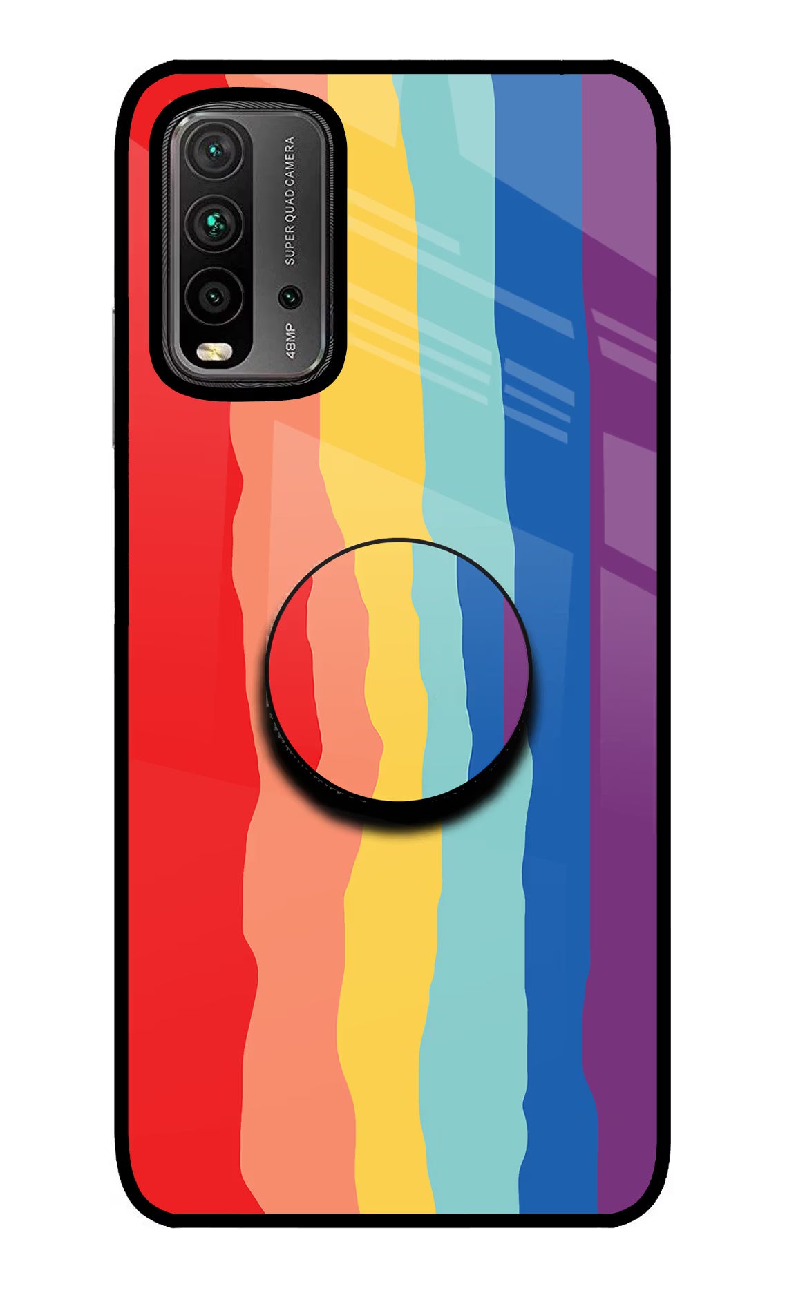 Rainbow Redmi 9 Power Pop Case by Casekaro