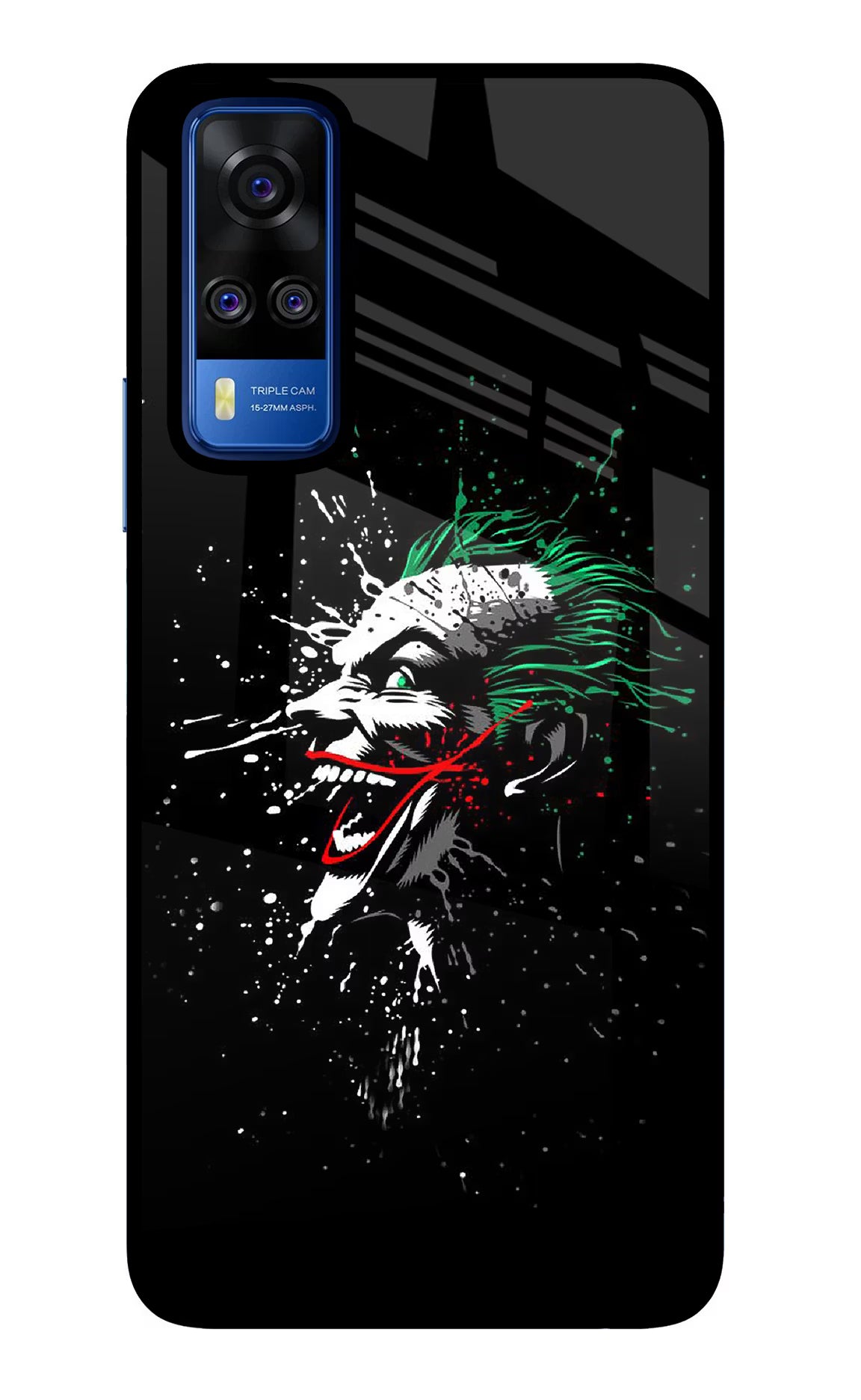 Joker Vivo Y51A/Y51 2020 Glass Case Back Cover by Casekaro
