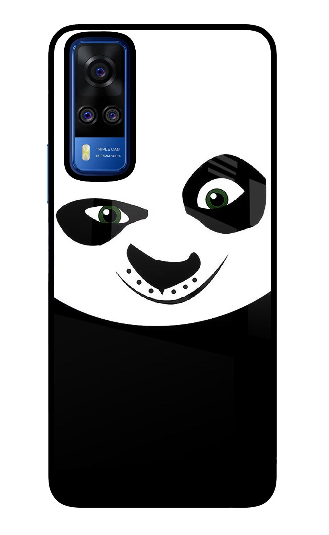 Panda Vivo Y51A/Y51 2020 Glass Case Back Cover by Casekaro