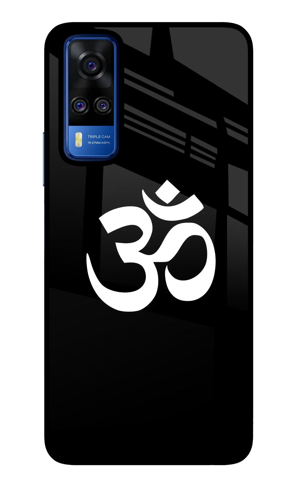 Om Vivo Y51A/Y51 2020 Glass Case Back Cover by Casekaro
