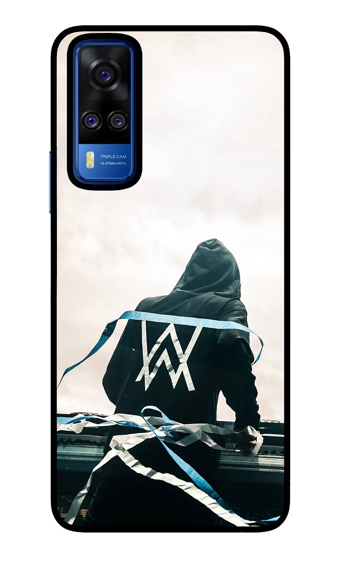 Alan Walker Vivo Y51A/Y51 2020 Glass Case Back Cover by Casekaro