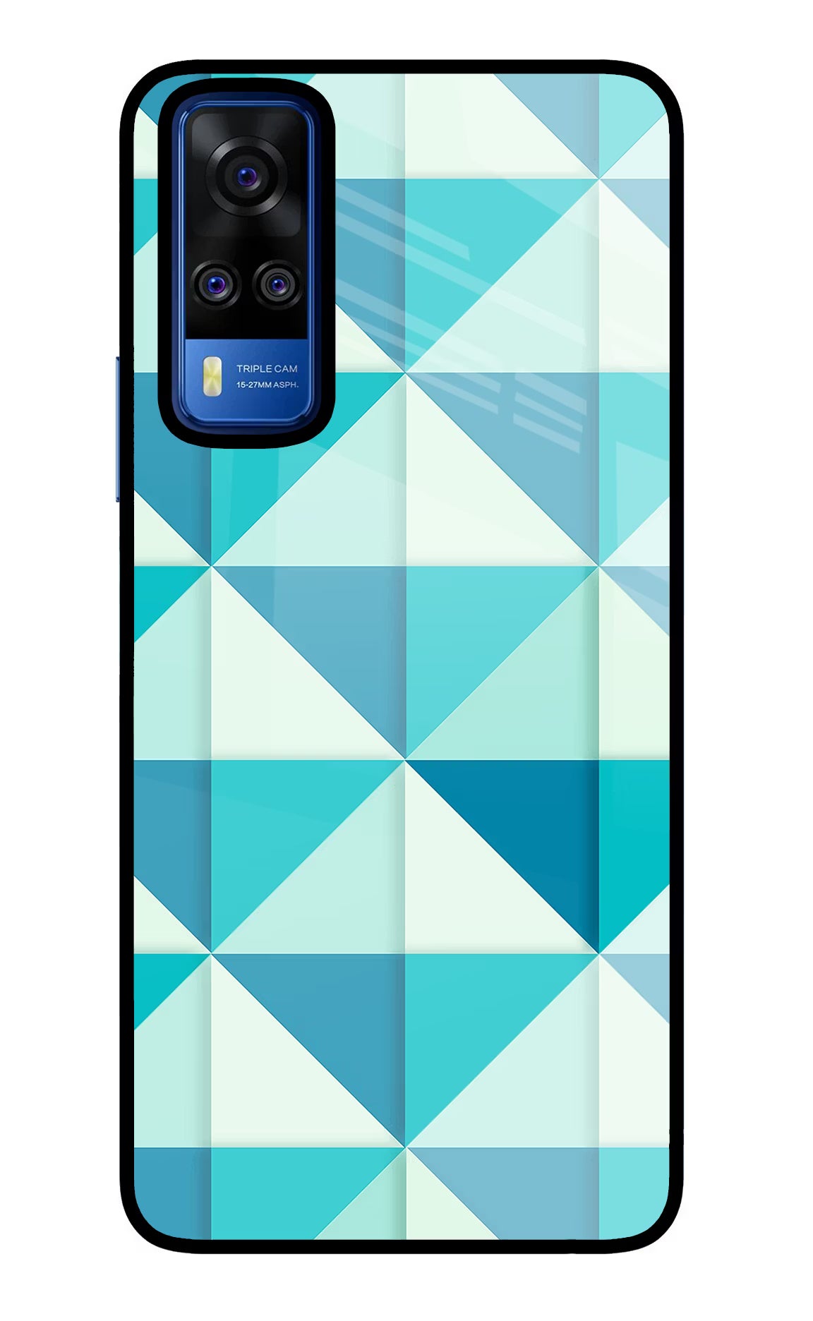 Abstract Vivo Y51A/Y51 2020 Glass Case Back Cover by Casekaro