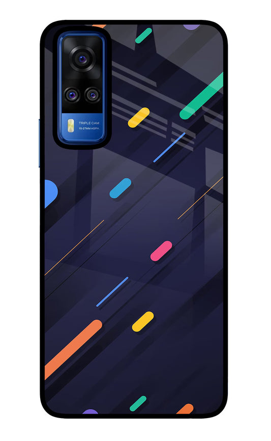 Abstract Design Vivo Y51A/Y51 2020 Glass Case