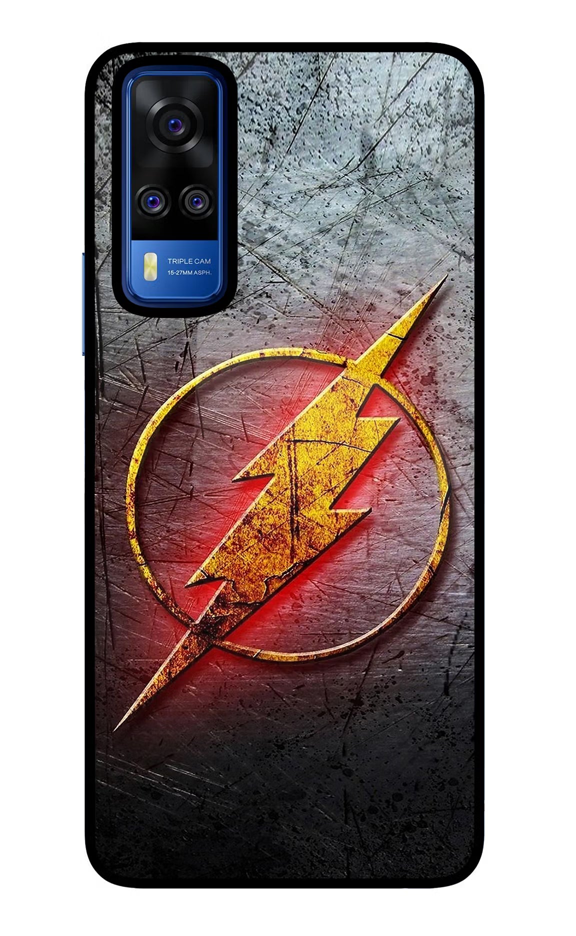 Flash Vivo Y51A/Y51 2020 Glass Case Back Cover by Casekaro
