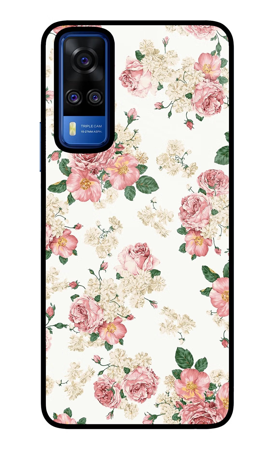 Flowers Vivo Y51A/Y51 2020 Glass Case