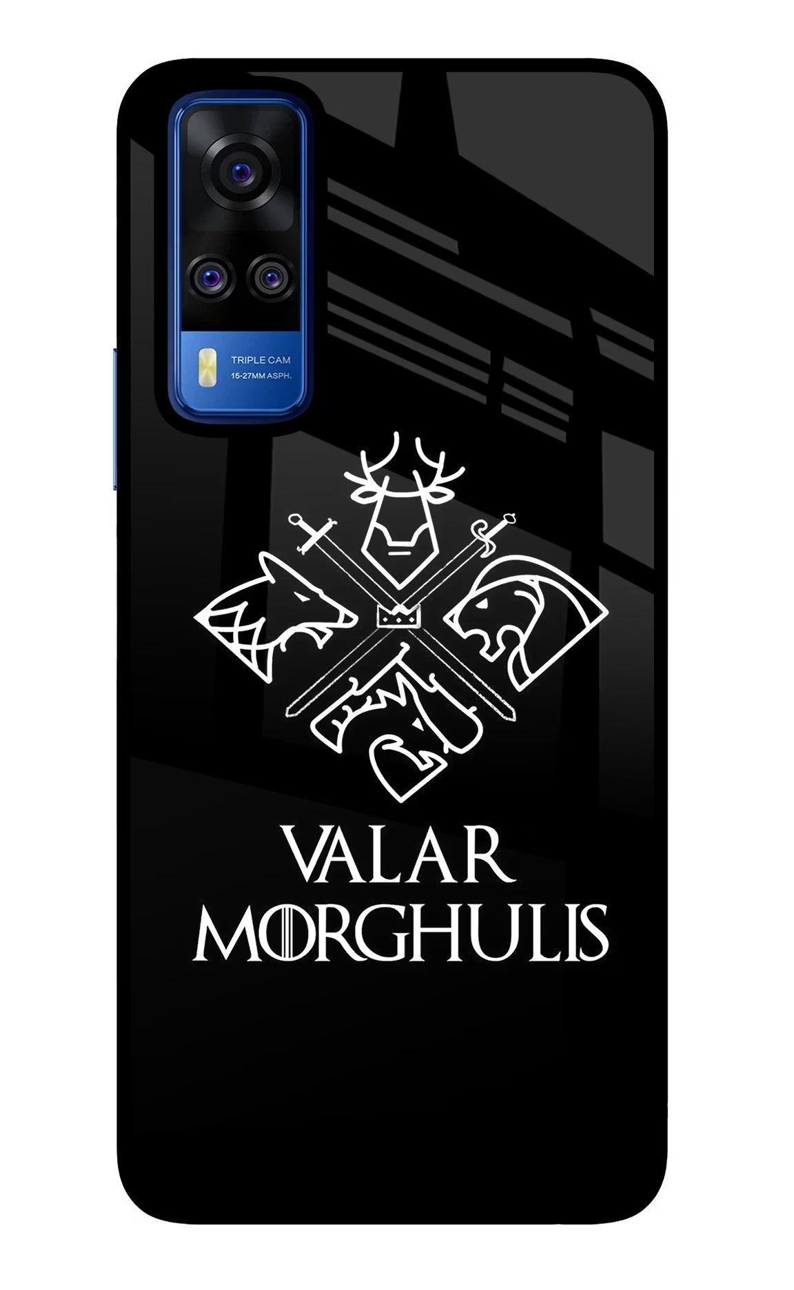Valar Morghulis | Game Of Thrones Vivo Y51A/Y51 2020 Glass Case Back Cover by Casekaro