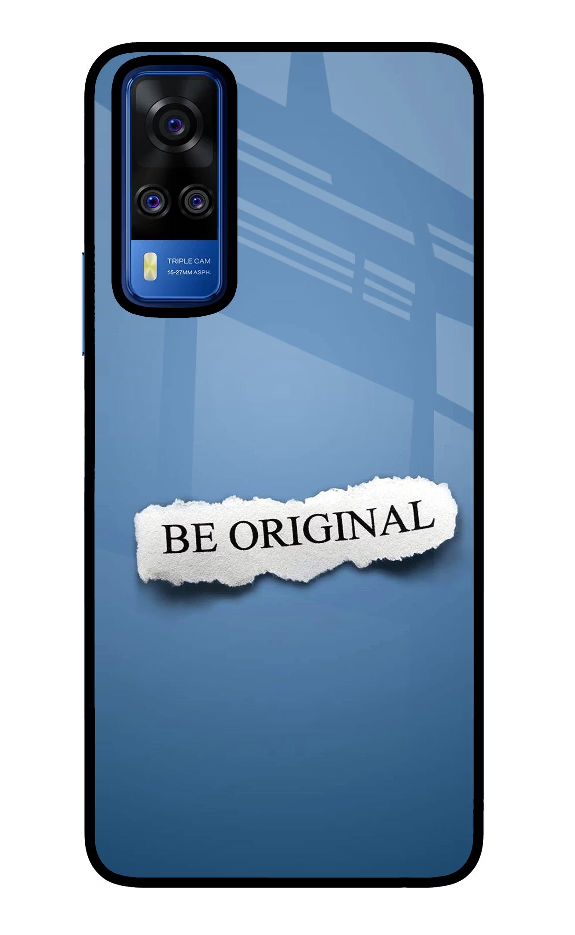 Be Original Vivo Y51A/Y51 2020 Glass Case Back Cover by Casekaro