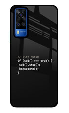 Life Motto Code Vivo Y51A/Y51 2020 Glass Case