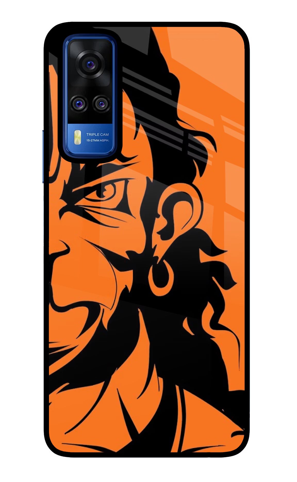 Hanuman Vivo Y51A/Y51 2020 Glass Case Back Cover by Casekaro