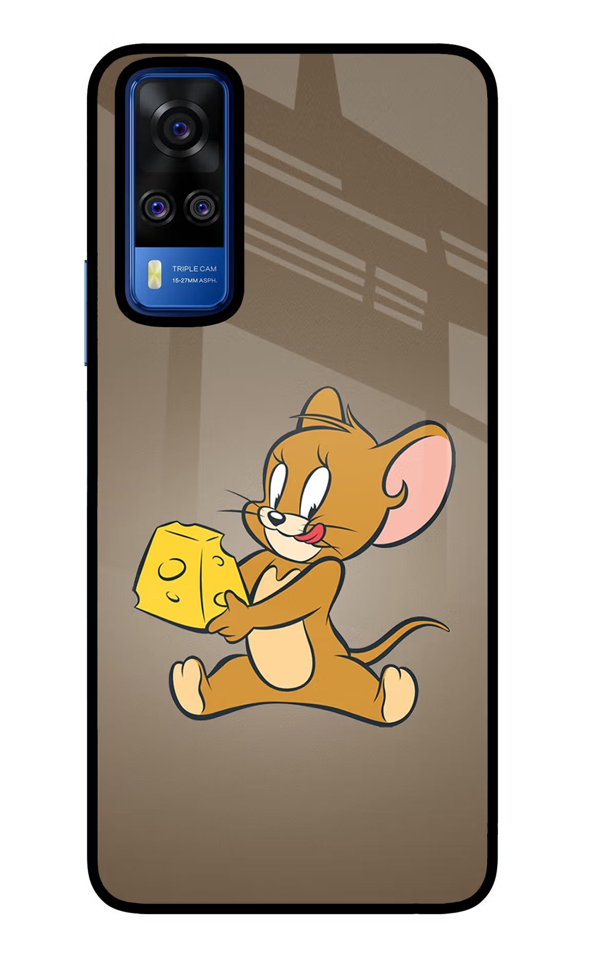 Jerry Vivo Y51A/Y51 2020 Glass Case Back Cover by Casekaro