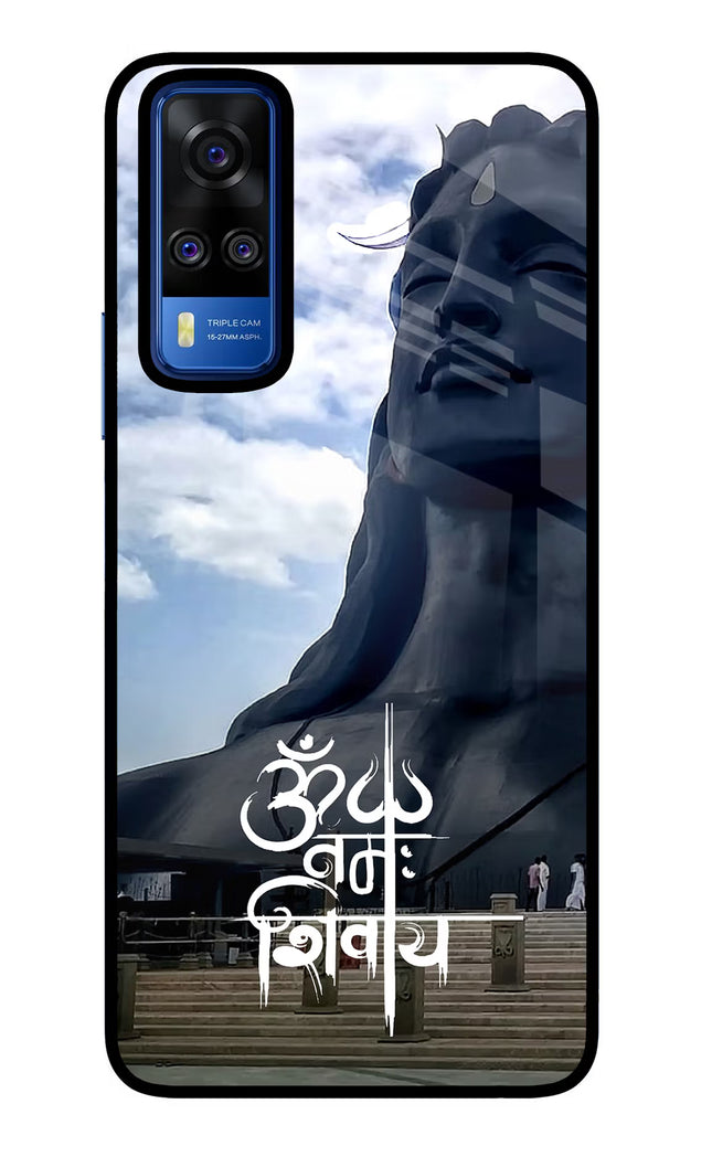 Om Namah Shivay Vivo Y51A/Y51 2020 Glass Case Back Cover by Casekaro