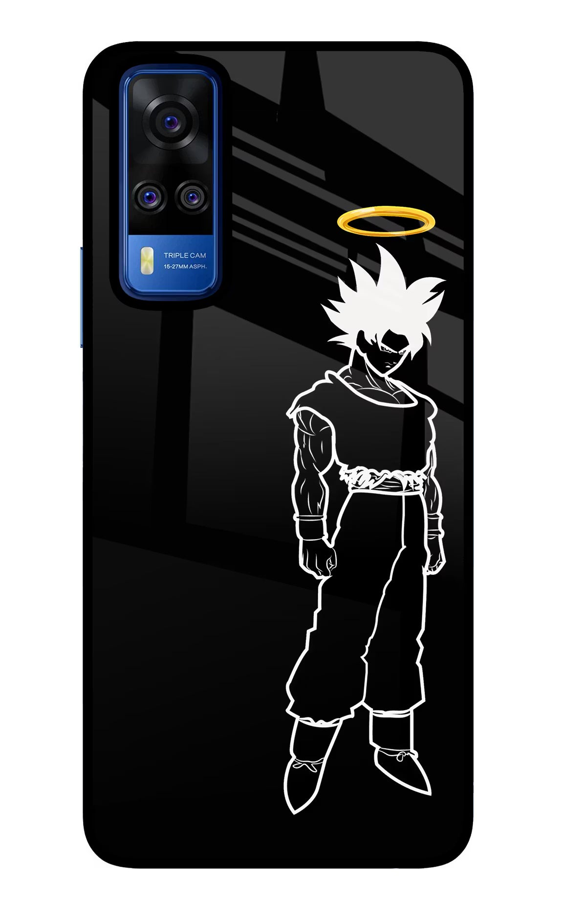 DBS Character Vivo Y51A/Y51 2020 Glass Case Back Cover by Casekaro