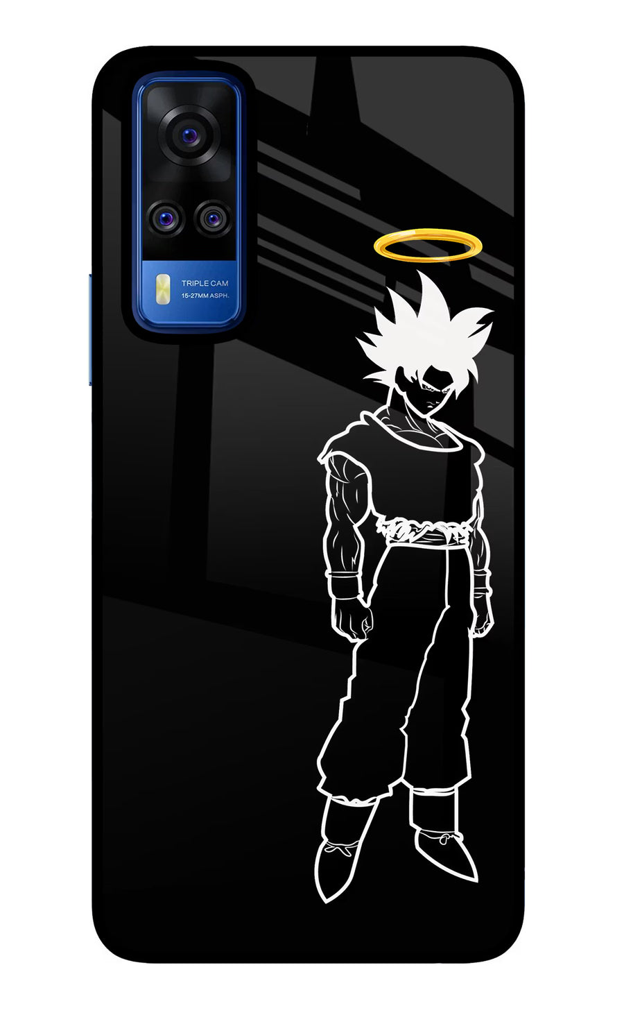DBS Character Vivo Y51A/Y51 2020 Back Cover, Glass case