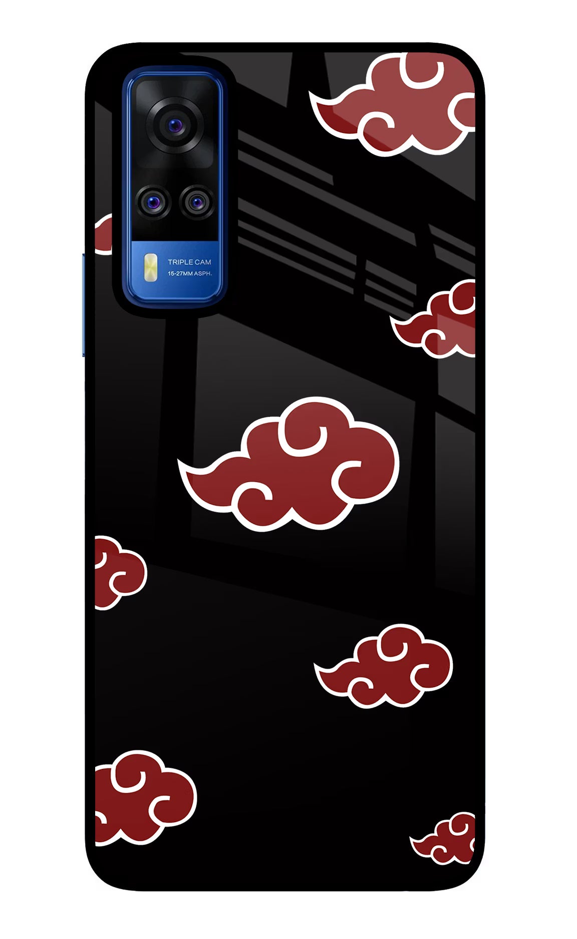 Akatsuki Vivo Y51A/Y51 2020 Glass Case Back Cover by Casekaro