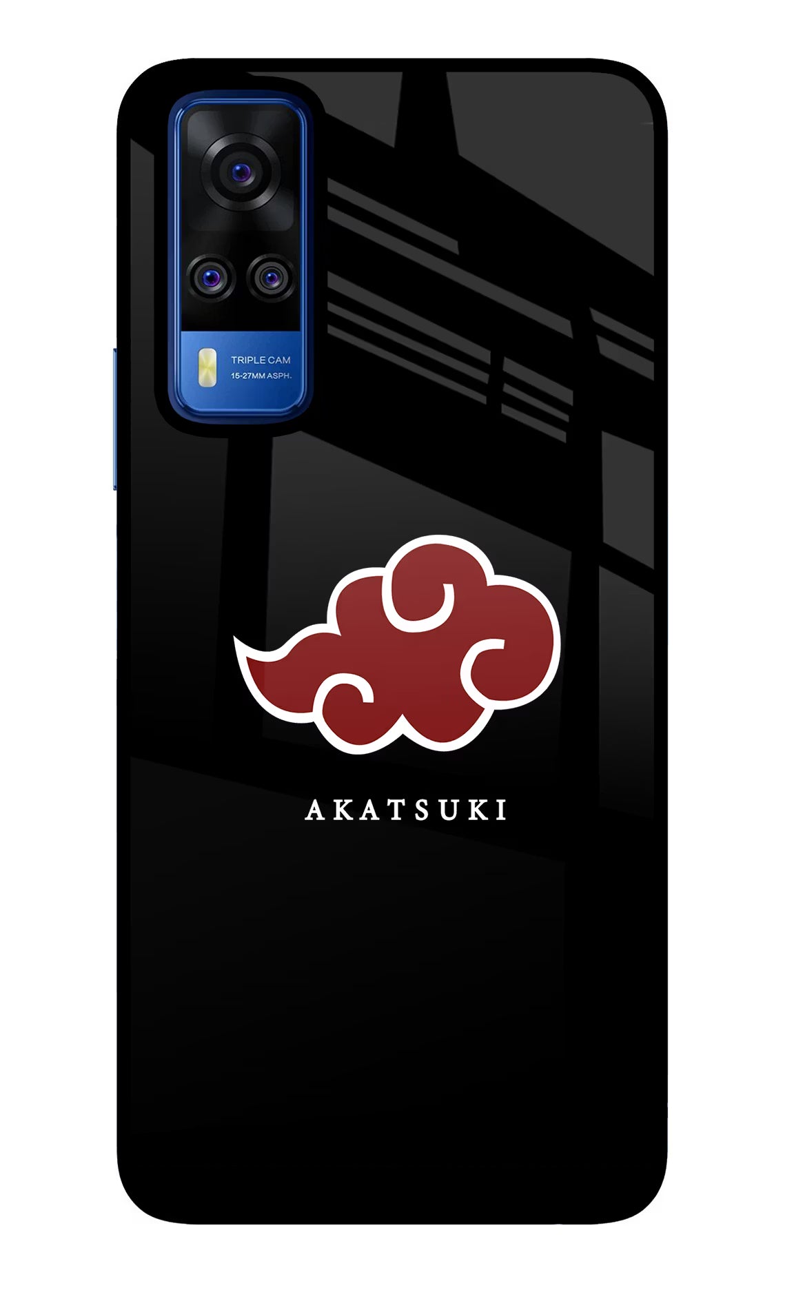 Akatsuki Vivo Y51A/Y51 2020 Glass Case Back Cover by Casekaro