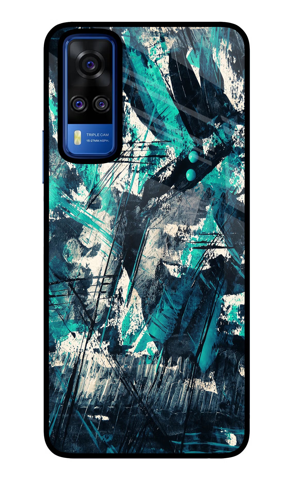 Artwork Vivo Y51A/Y51 2020 Glass Case Back Cover by Casekaro