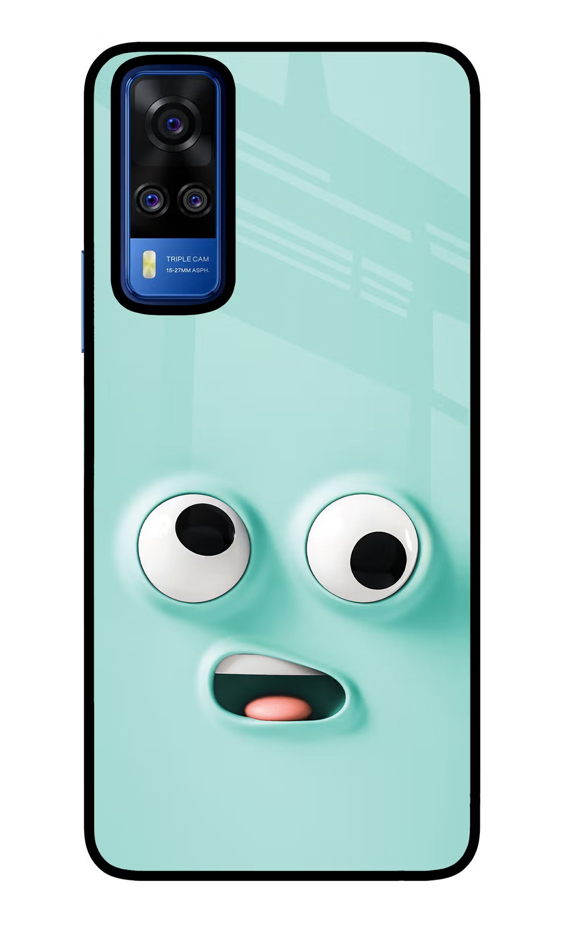 Funny Cartoon Vivo Y51A/Y51 2020 Glass Case Back Cover by Casekaro