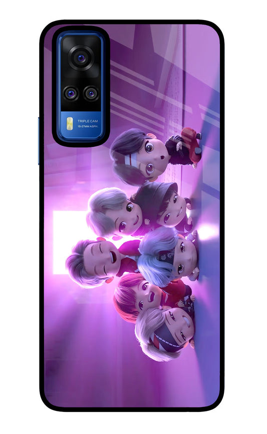 BTS Chibi Vivo Y51A/Y51 2020 Glass Case
