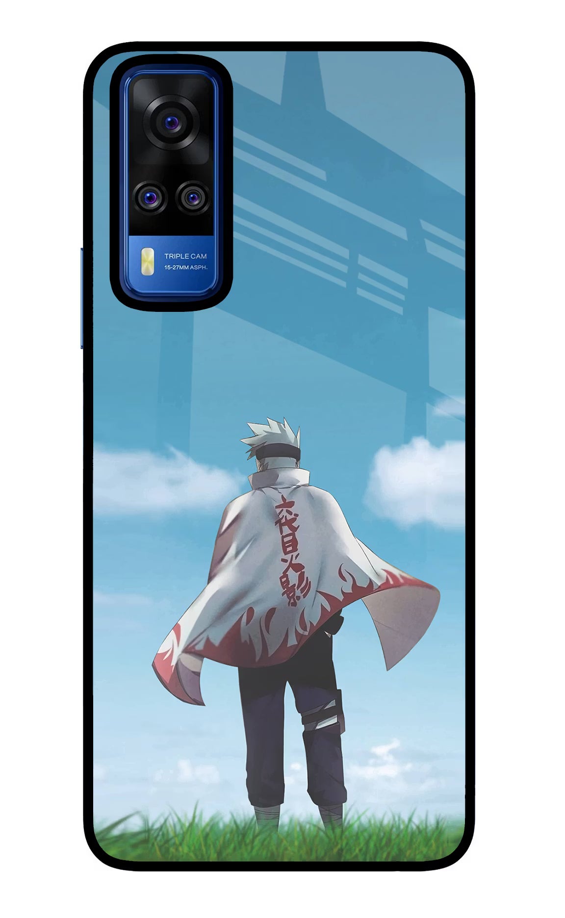 Kakashi Vivo Y51A/Y51 2020 Glass Case Back Cover by Casekaro