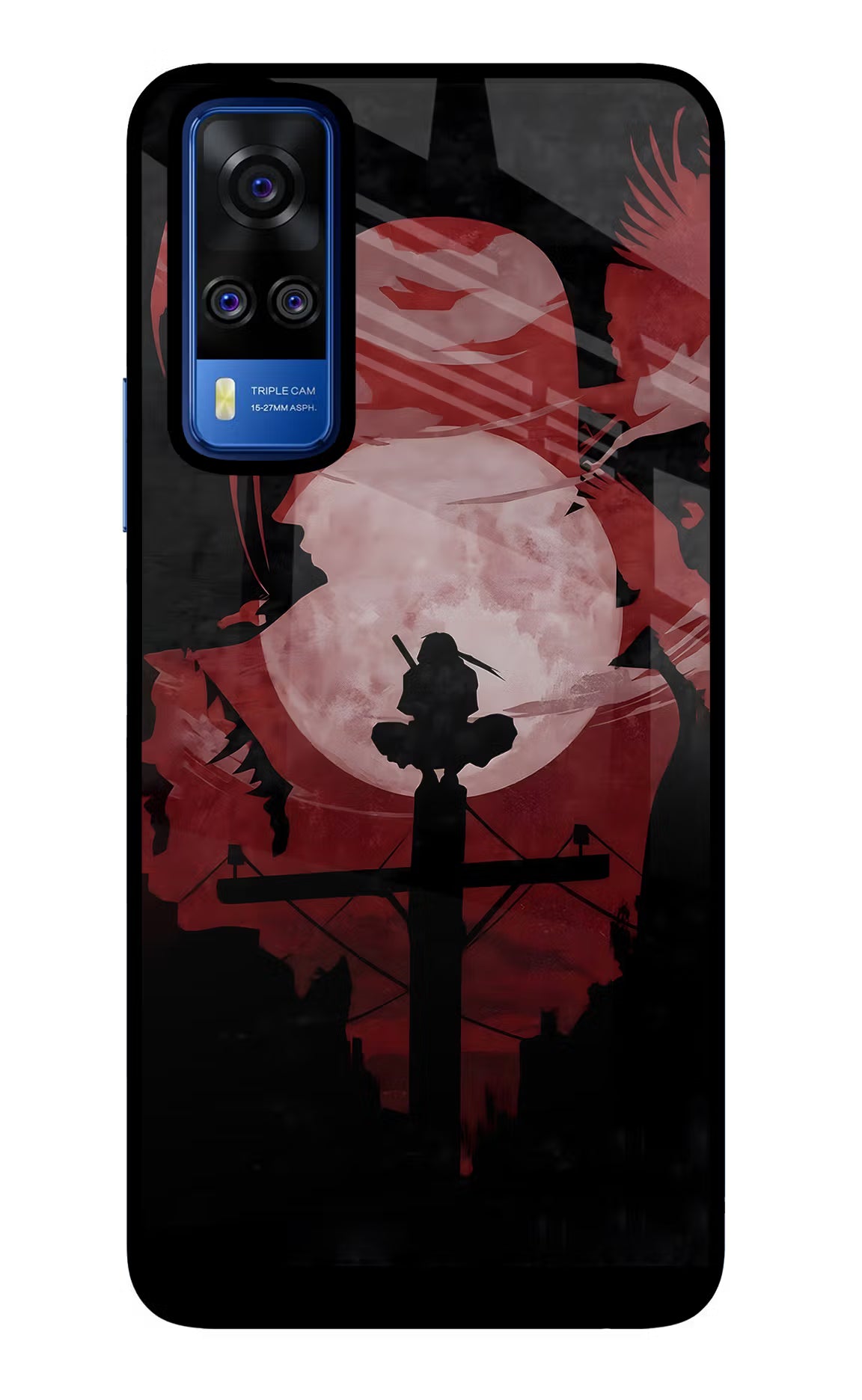 Naruto Anime Vivo Y51A/Y51 2020 Glass Case Back Cover by Casekaro