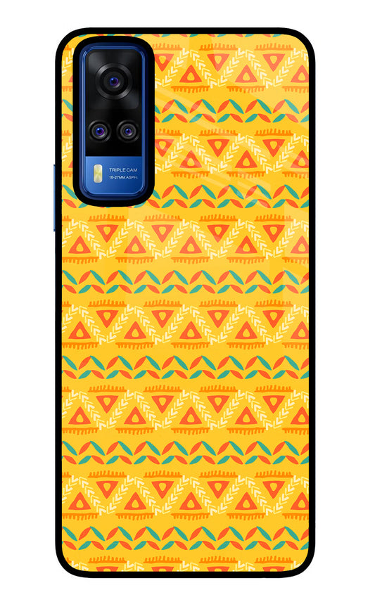 Tribal Pattern Vivo Y51A/Y51 2020 Glass Case