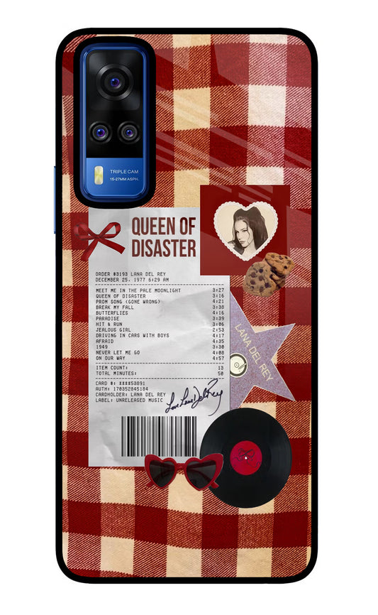 Queen of Disaster Vivo Y51A/Y51 2020 Glass Case