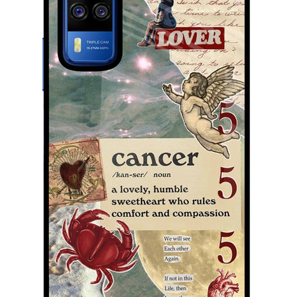 Cancer Zodiac Vivo Y51A/Y51 2020 Glass Case