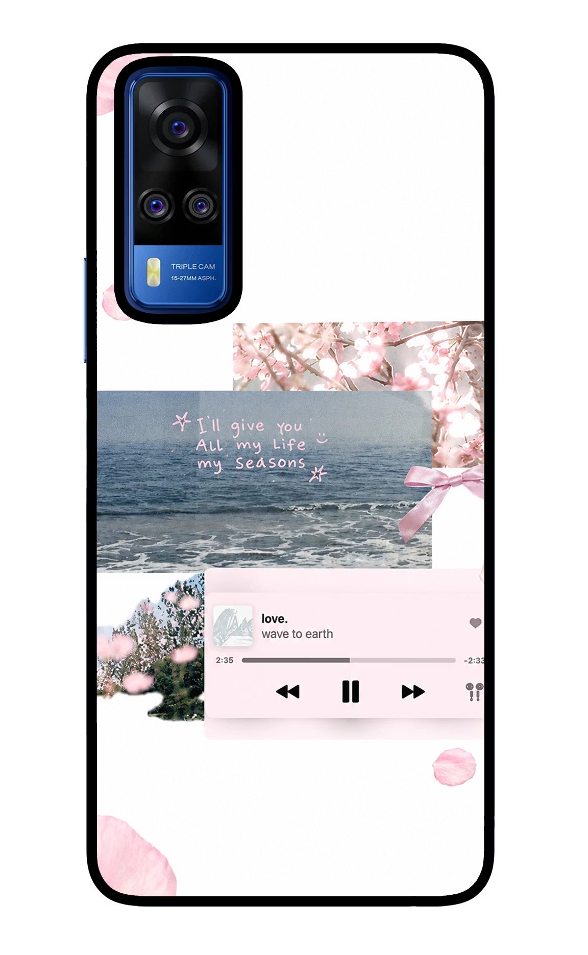Wave to earth Vivo Y51A/Y51 2020 Glass Case