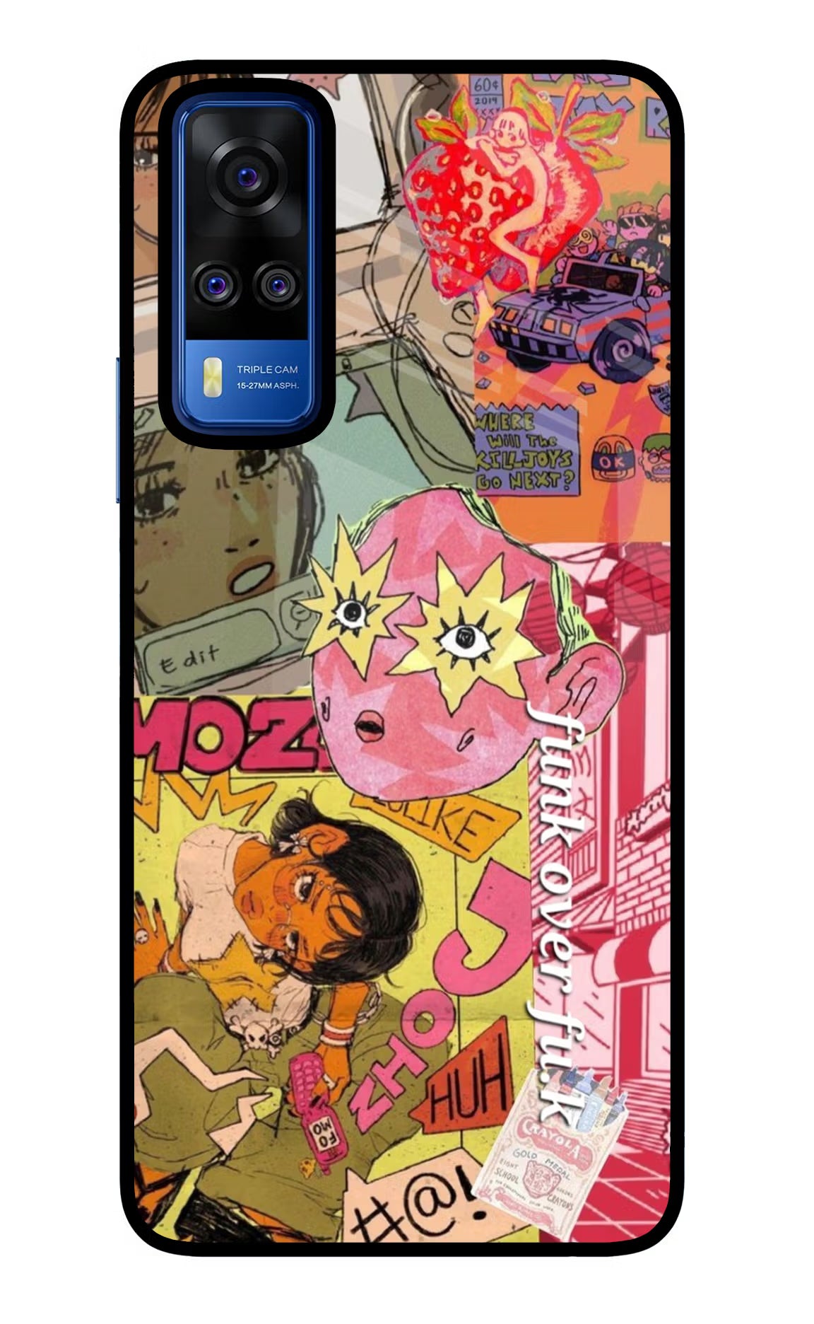 Funkover Vivo Y51A/Y51 2020 Glass Case