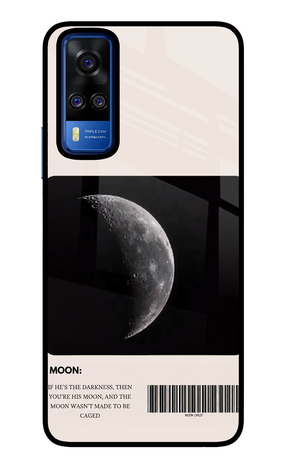 Moon Phase Vivo Y51A/Y51 2020 Glass Case