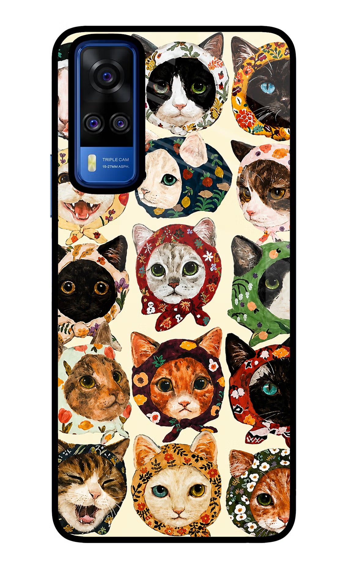Cool Cat Vivo Y51A/Y51 2020 Glass Case