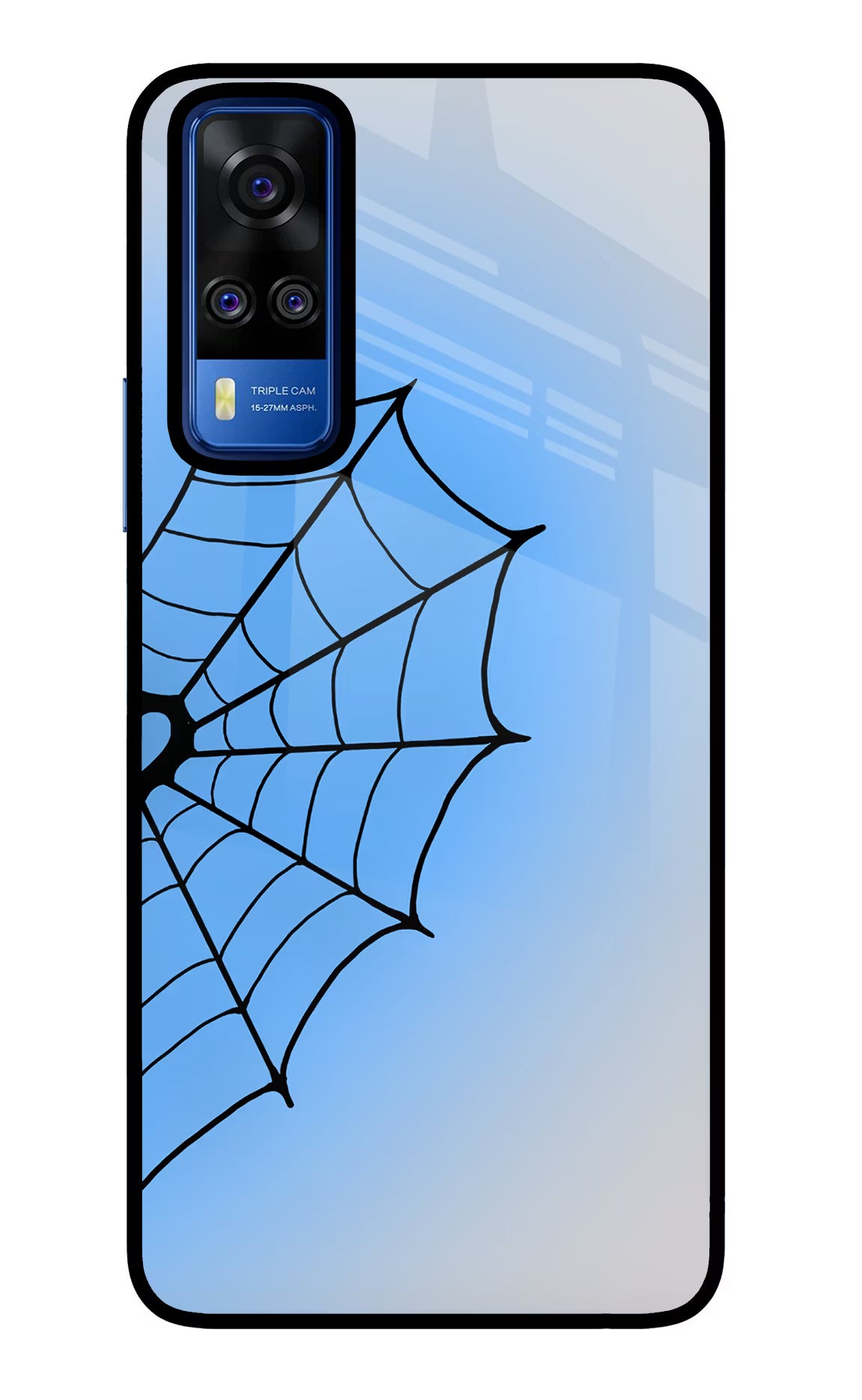 Blue Web Vivo Y51A/Y51 2020 Glass Case