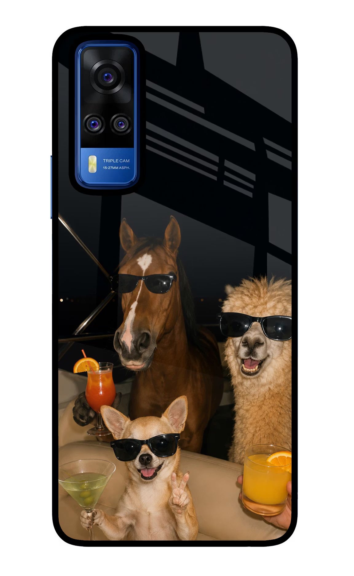 Party Squad Vivo Y51A/Y51 2020 Glass Case