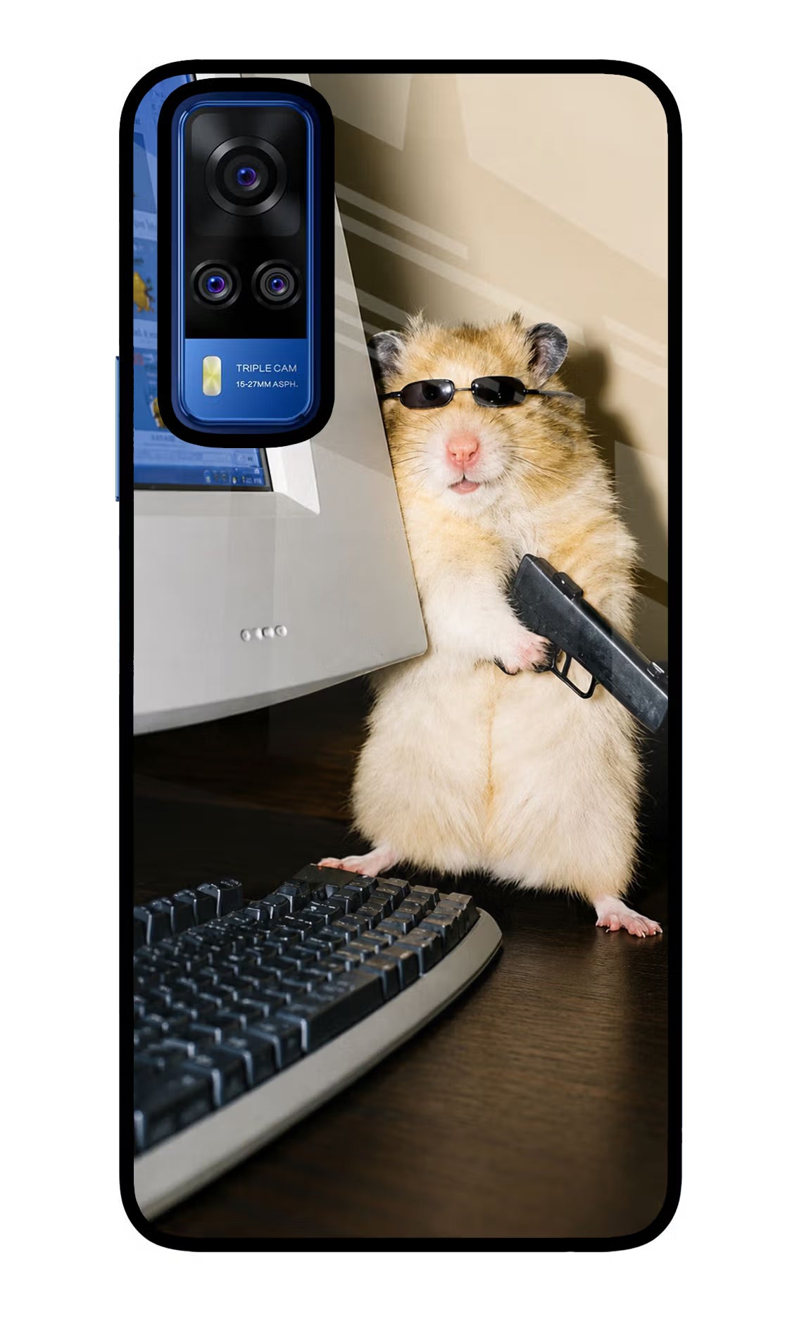 Hacker Hamster Vivo Y51A/Y51 2020 Glass Case