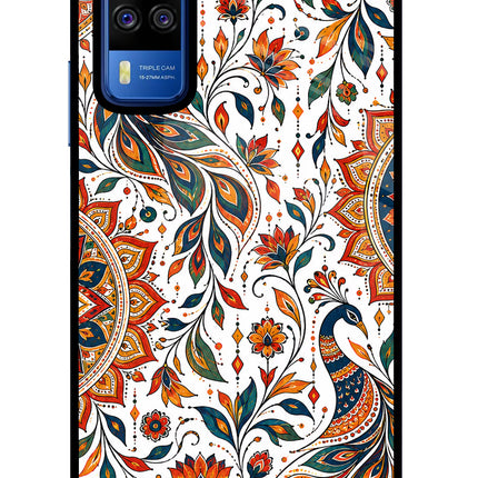 White Mayura Vivo Y51A/Y51 2020 Glass Case