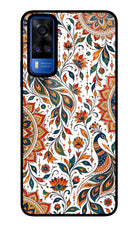 White Mayura Vivo Y51A/Y51 2020 Glass Case
