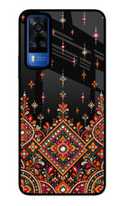 Noir Mehfil Vivo Y51A/Y51 2020 Glass Case