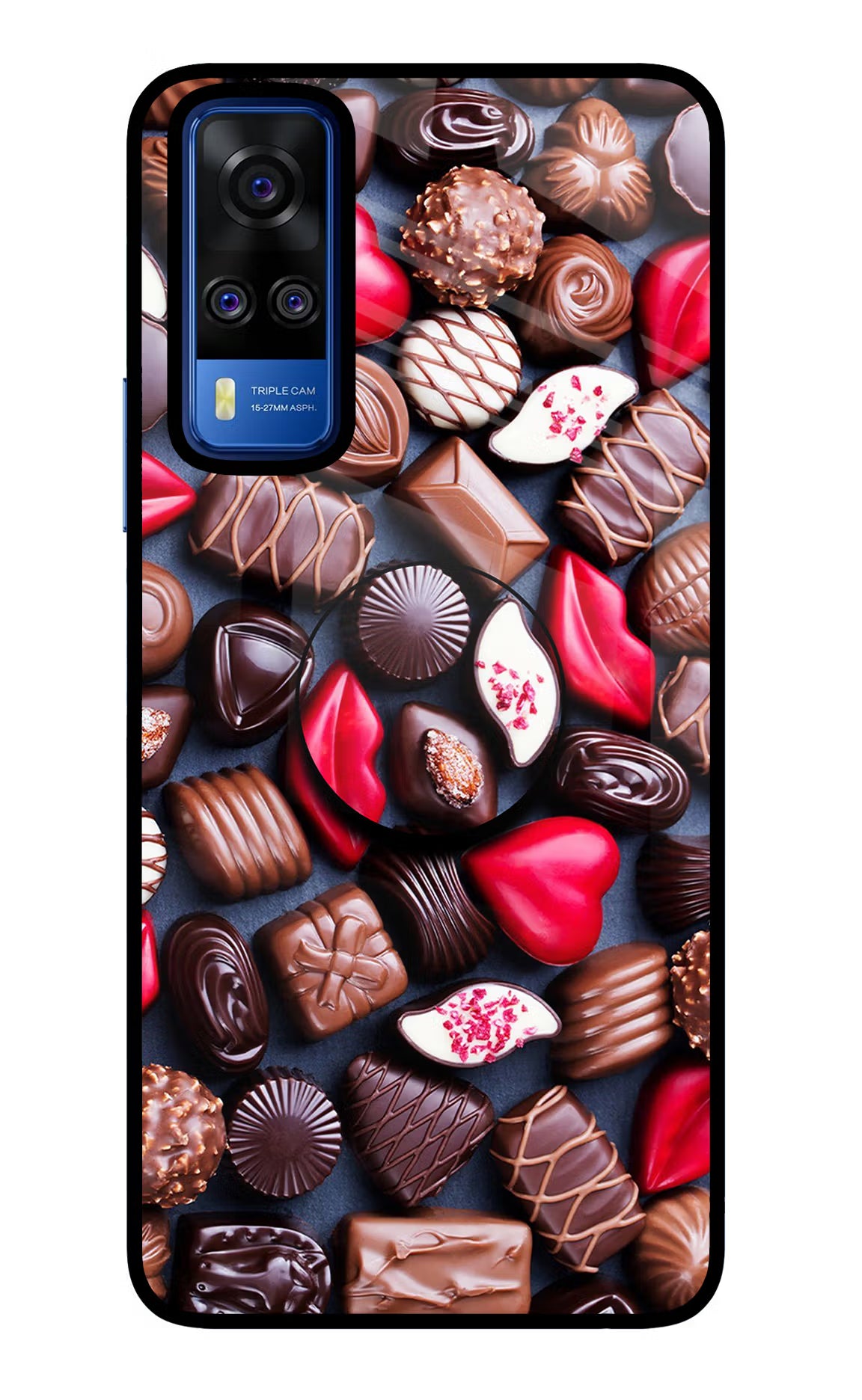 Chocolates Vivo Y51A/Y51 2020 Pop Case by Casekaro