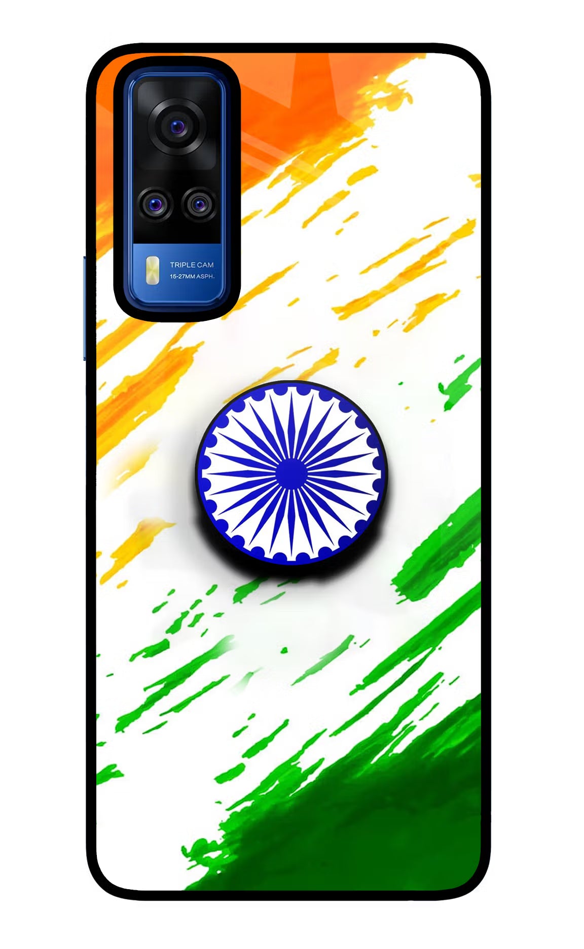 Indian Flag Ashoka Chakra Vivo Y51A/Y51 2020 Pop Case by Casekaro