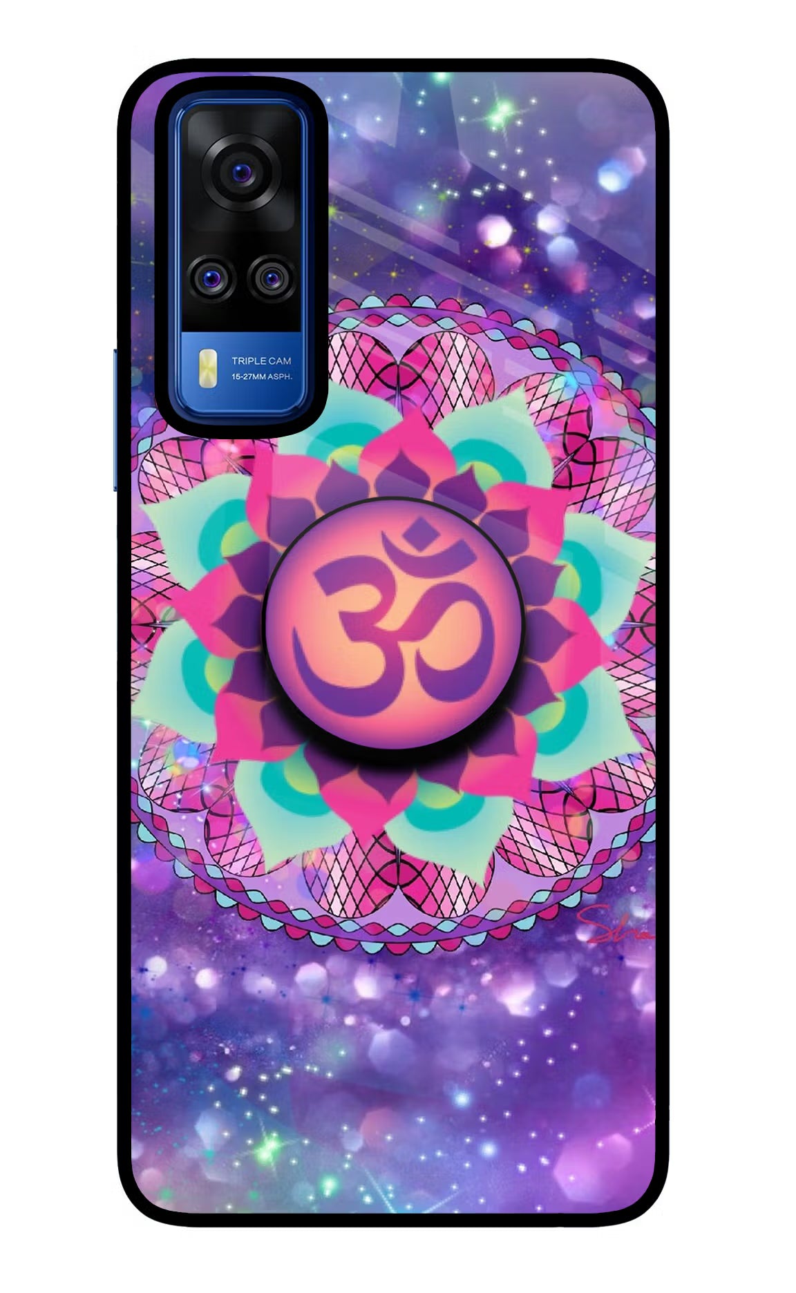 Om Purple Vivo Y51A/Y51 2020 Pop Case by Casekaro
