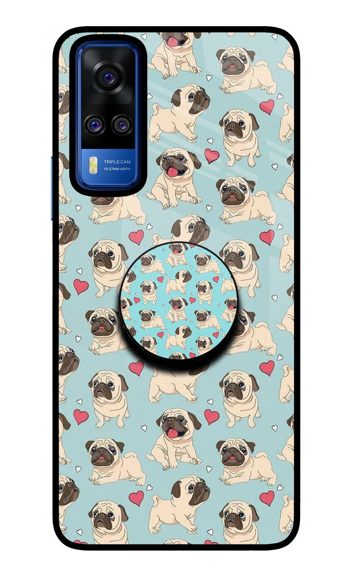 Pug Dog Vivo Y51A/Y51 2020 Pop Case by Casekaro