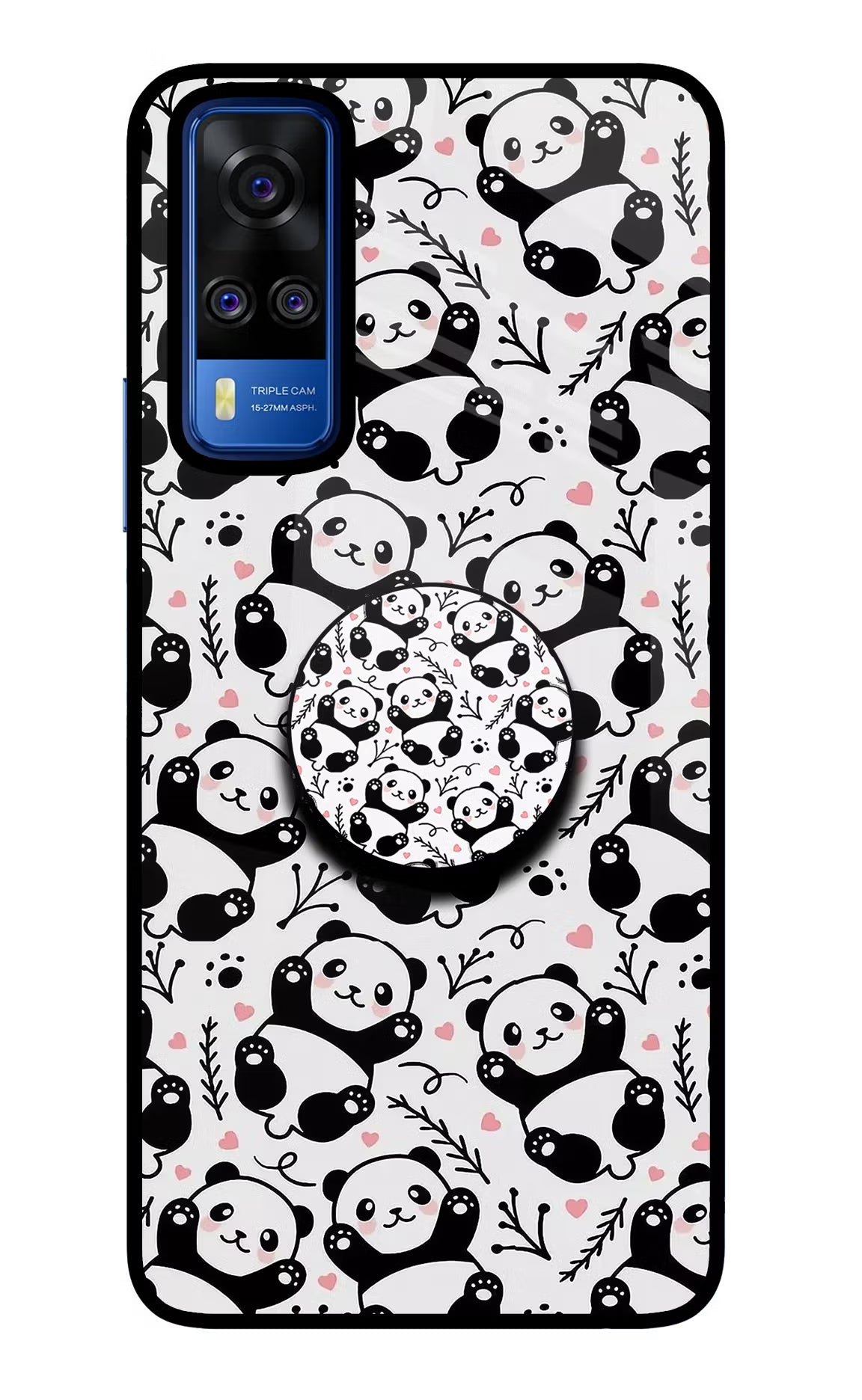 Cute Panda Vivo Y51A/Y51 2020 Pop Case by Casekaro