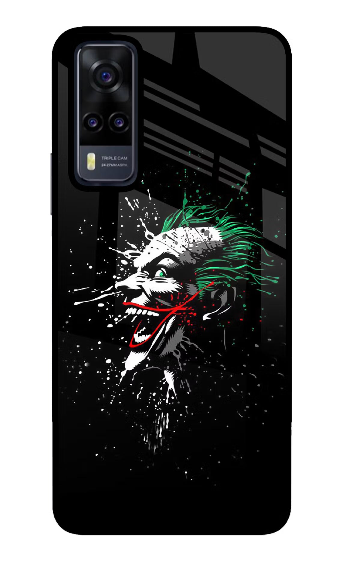 Joker Vivo Y31 Glass Case Back Cover by Casekaro