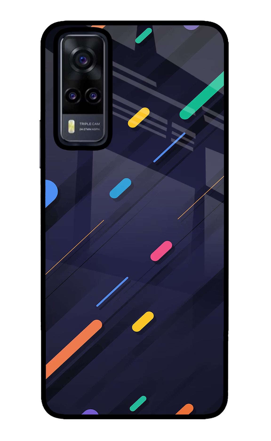 Abstract Design Vivo Y31 Glass Case