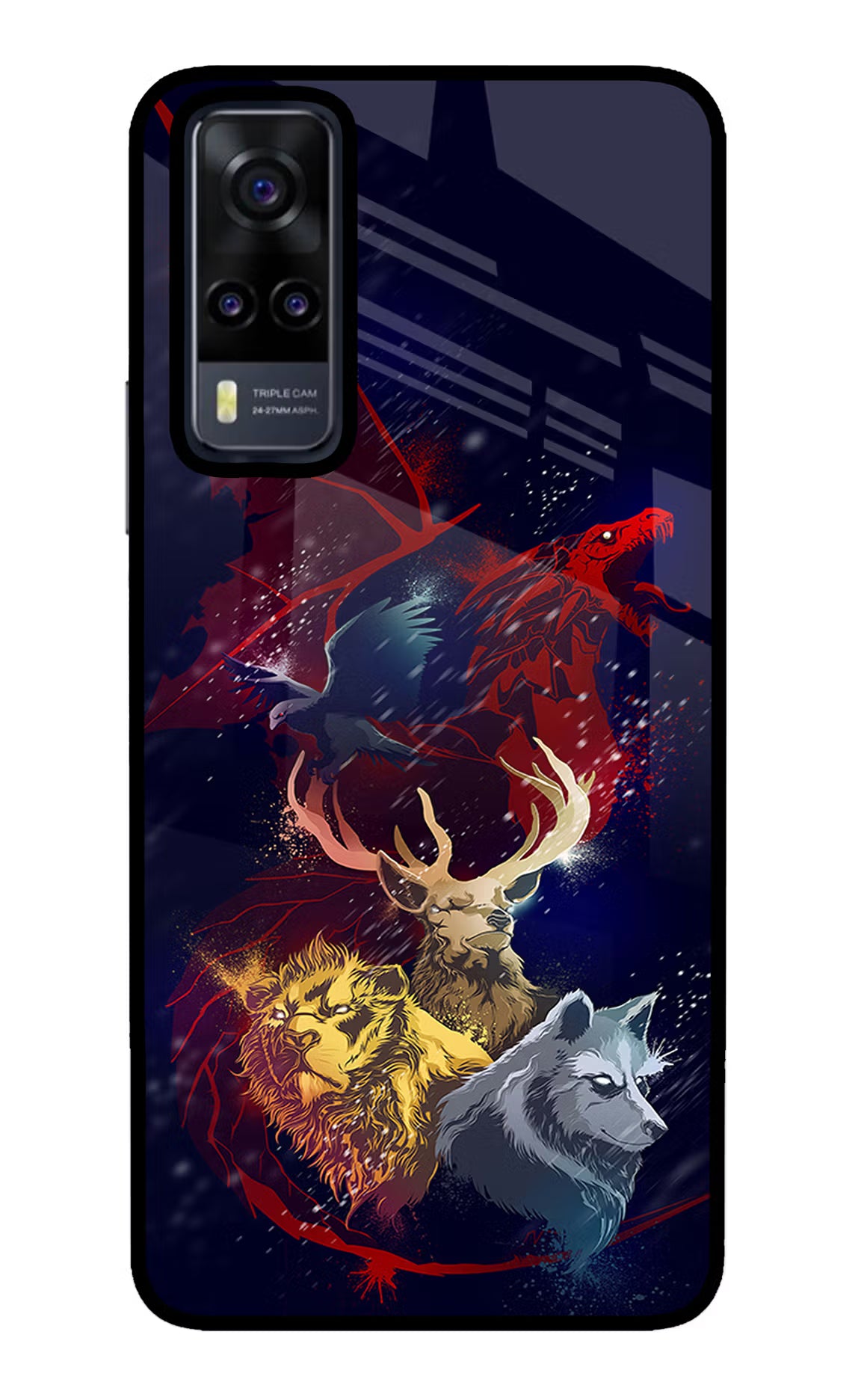 Game Of Thrones Vivo Y31 Glass Case Back Cover by Casekaro