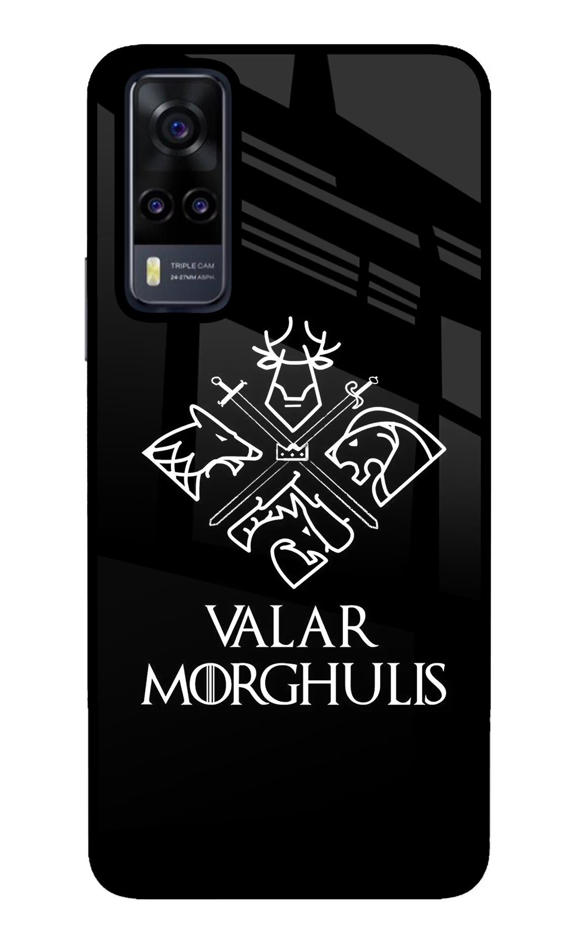 Valar Morghulis | Game Of Thrones Vivo Y31 Glass Case Back Cover by Casekaro