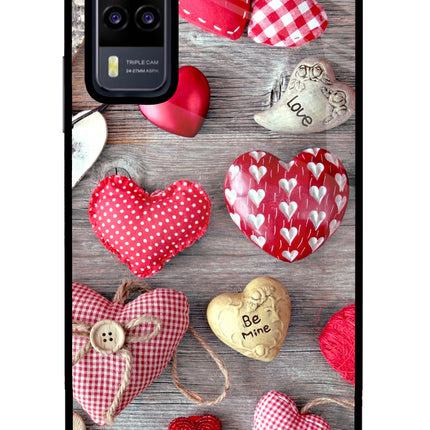 Love Wallpaper Vivo Y31 Glass Case Back Cover by Casekaro